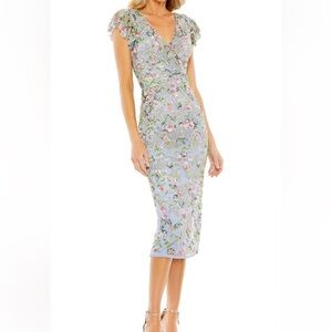 Mac Duggal 5722 Ruffle Sleeve Floral Beadwork Dress
SKU: MDSC S22 5722-